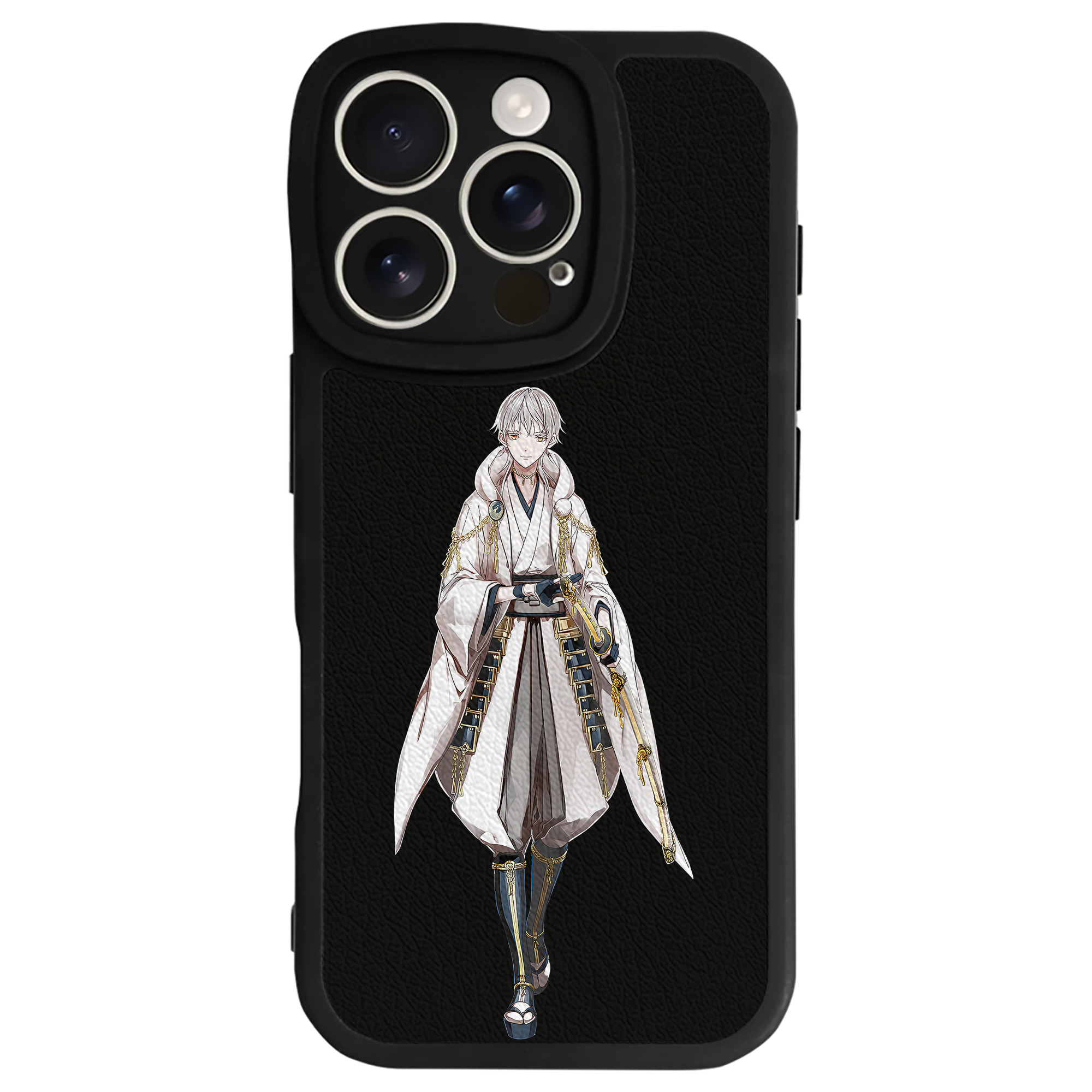 （画像用） 刀剣乱舞 Touken Ranbu 【iPhone 16シリーズ対応】シリコンスマホケース（レザー調） 材質：シリコン